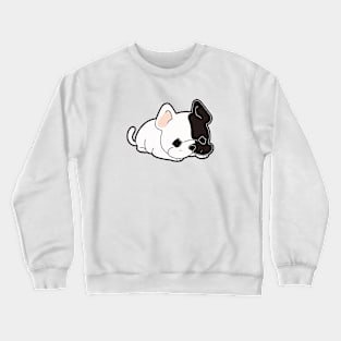Cute Black and White Puppy Crewneck Sweatshirt